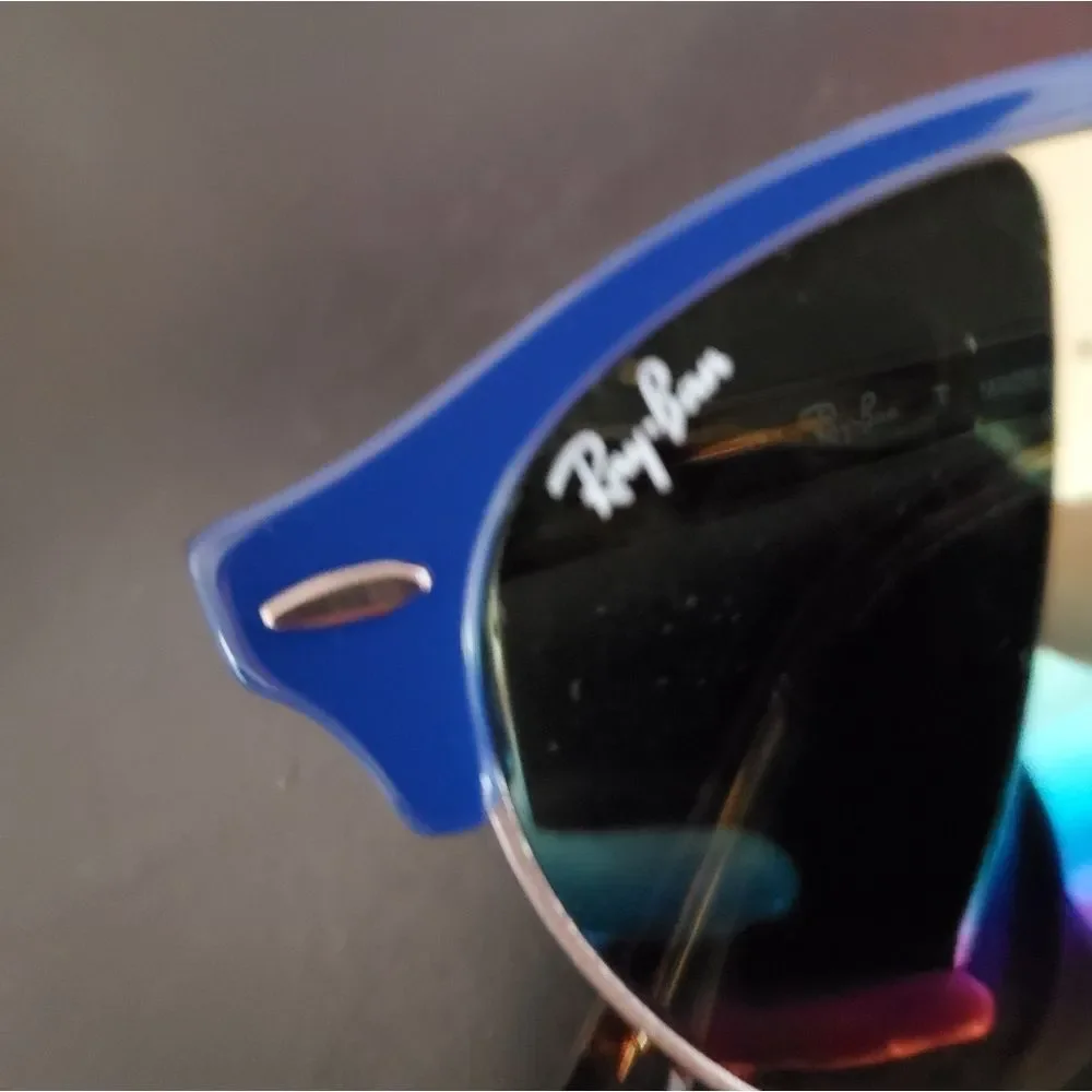 Ray-Ban 51mm Icons Clubround Phantos Sunglasses in Blue